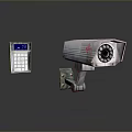Advanced Computerized Surveillance System With Digital Camera And Control Panel