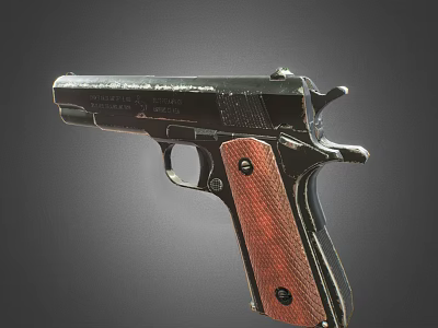 modern pistol gun 3d model modern pistol gun 3d model