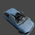 Compact wreckage 3d model