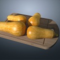 Pumpkin Pumpkin Melon Rice Melon Vegetable Chopping Board Chopping Board Chopping Board 3d model