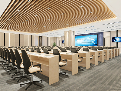 Modern Conference Room Large Conference Room 3d model