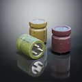 Colorful Household Plugs in Green Yellow Red for Daily Use