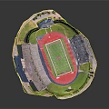 Stadium Sports Equipment Including Seating Running Track Lighting And Scoreboard Facilities