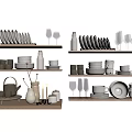 Tableware kitchenware 3d model