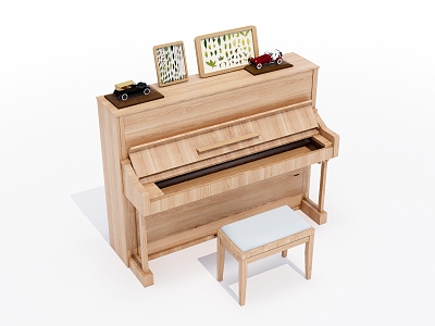 Modern Piano Solid Wood Piano model