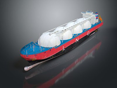 modern ship. 3d model