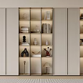 Bookcase Bookshelf Display Cabinet Book Ornaments Multifunctional Decorative Cabinet Combination Bookcase Open Bookcase 3d model