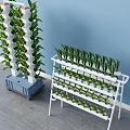 Commercial Vertical Farming Equipment With Multi Tier Racks And Wheeled Design For Growing Plants