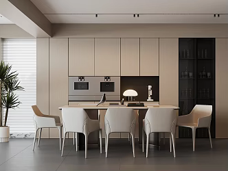 Modern Restaurant Home Restaurant 3d model