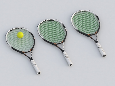 tennis racket 3d model