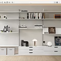 Modern Bookshelf Bookcase Bookshelf 3d model