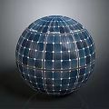 Qsunlight Spherical Solar Panel Design With Blue Grid Pattern And Reflective Surface