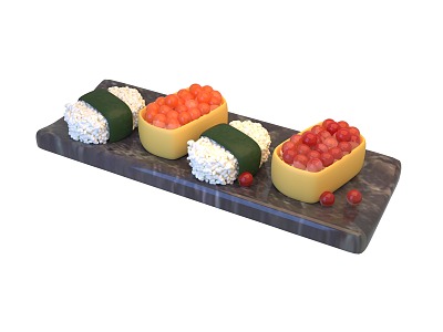 Sushi food rice daily model