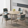 Modern Negotiation Table and Chair Leisure Table and Chair 3d model