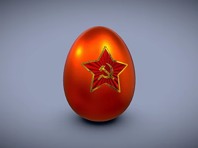 Easter Egg Egg Egg Cartoon Egg Egg Egg Shell Holiday Jewelry 3d model