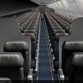 Air China Passenger Airplane White Exterior Red Logo B505Y Wing And Engine