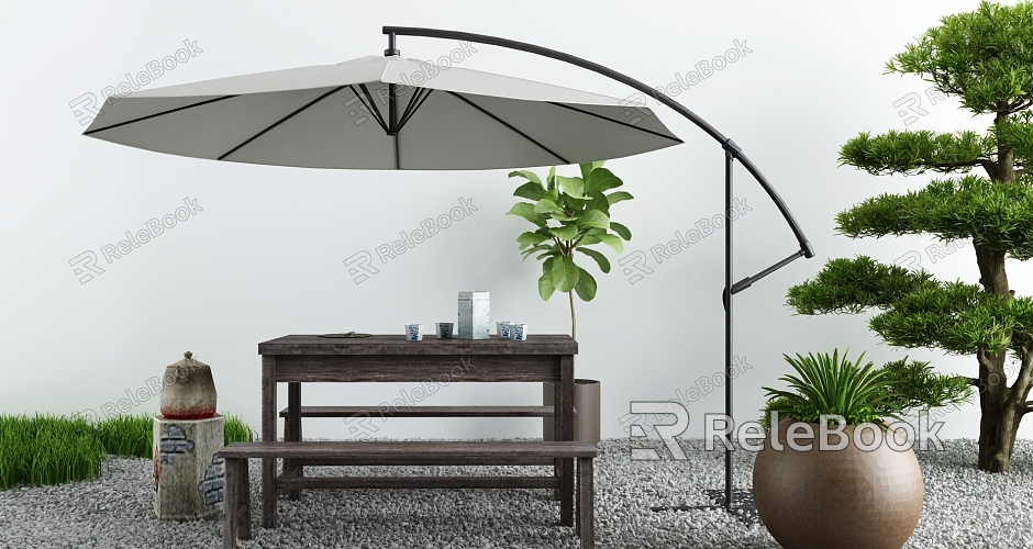 Modern Parasol Courtyard Leisure Parasol model