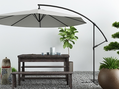 Modern Parasol Courtyard Leisure Parasol model