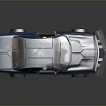 Modern Blue Futuristic Tank With Transparent Canopy And Detailed Armor Structure