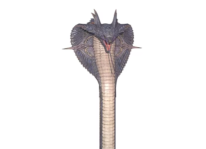 Modern Giant Snake Big Snake Cartoon Snake Game Character 3d model