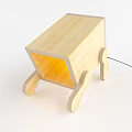 Nordic shaped table lamp table lamp 3d model