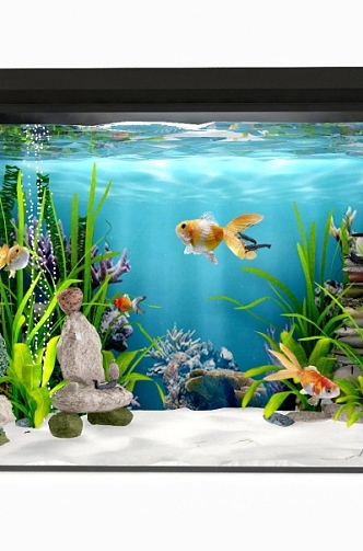 Fish tank 3d model