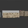 Medieval Architectural Interior With Arched Wooden Roof Trusses Stone Walls And Wooden Benches