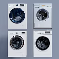 White Front Load Washing Machines With Different Models Design And Features