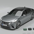 Lu sports car Lexus LS500 Primary Color Medium Quality 3d model