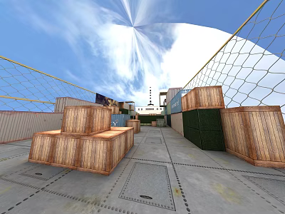 modern transport ship 3d model