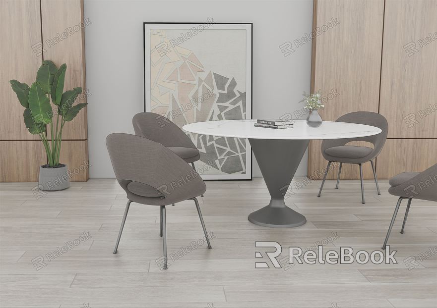 Modern Dining Table Chair Combination Dining Table Chair model