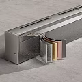 Modern Stainless Steel Device With Sliding Multi Colored Panels And Sleek Design