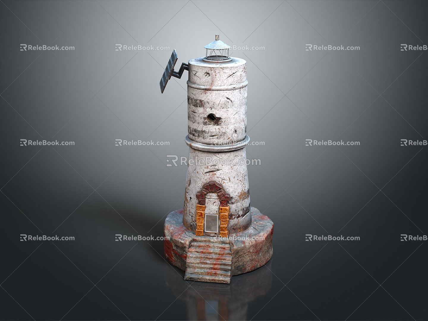 Lighthouse Punk Lighthouse Lighthouse Cartoon Lighthouse Animation Lighthouse Style Lighthouse Lighthouse Fantasy Style Lighthouse 3d model