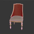 Stylish Leisure Chair With Woven Backrest Wooden Frame Carved Legs And Light Gray Cushion