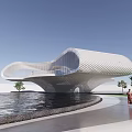 Seaside Art Center 3d model
