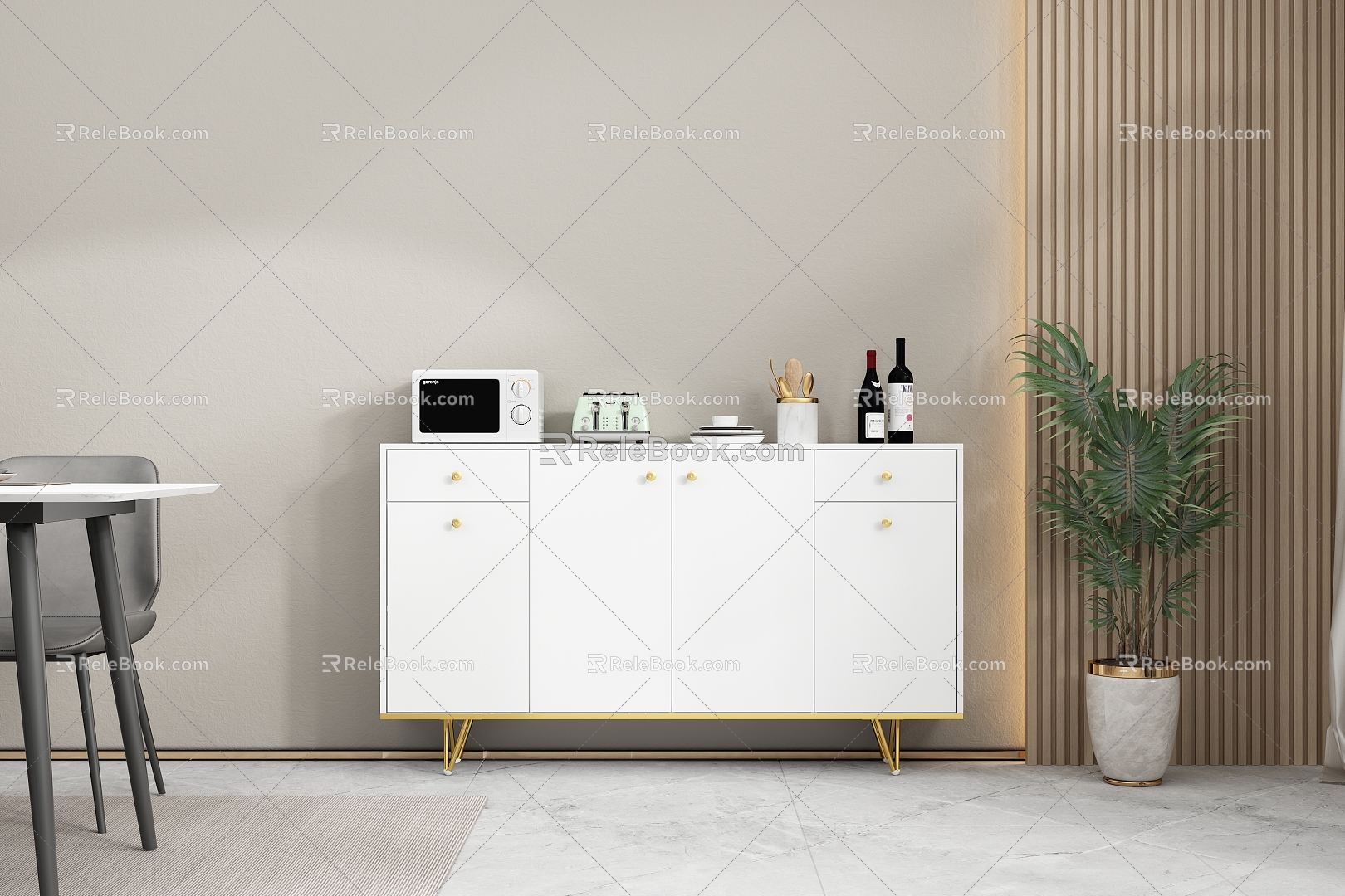 Modern Sideboard 3d model