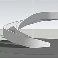 Modern Spiral Staircase Design With Concrete Structure And Flowing Curves