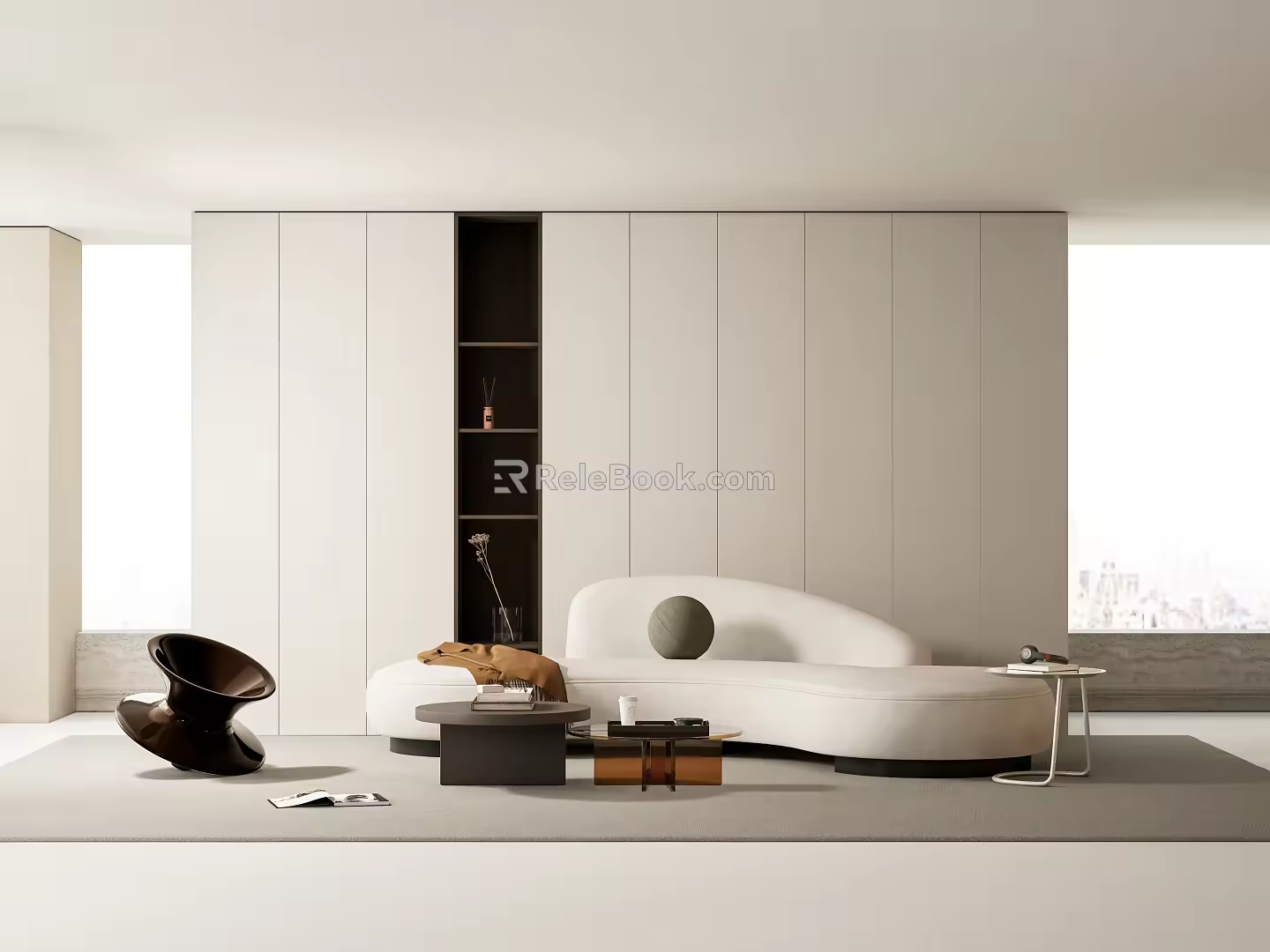 Modern Sofa Coffee Table Combination Sofa Coffee Table 3d model