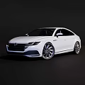 Stylish White Sedan Exterior Design With Aerodynamic Shape And Alloy Wheels
