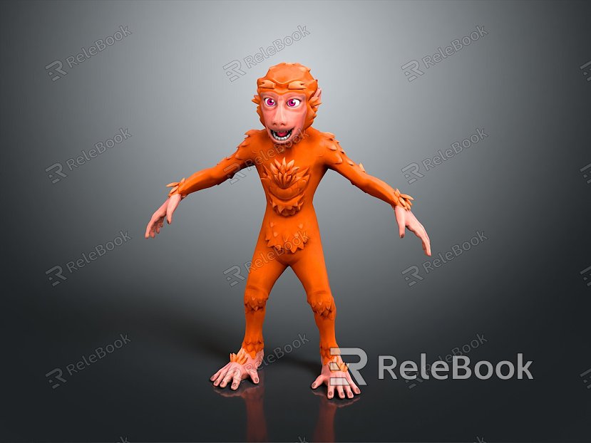 Monkey Monkey Cartoon Monkey Anime Monkey Stylized Monkey Fantasy Style Monkey Toy model