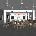 Modern Art Classroom 3d model