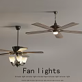Elegant Fan Lights With Modern Design For Home Ceiling Light Fixtures