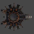 weapons sci-fi building 3d model