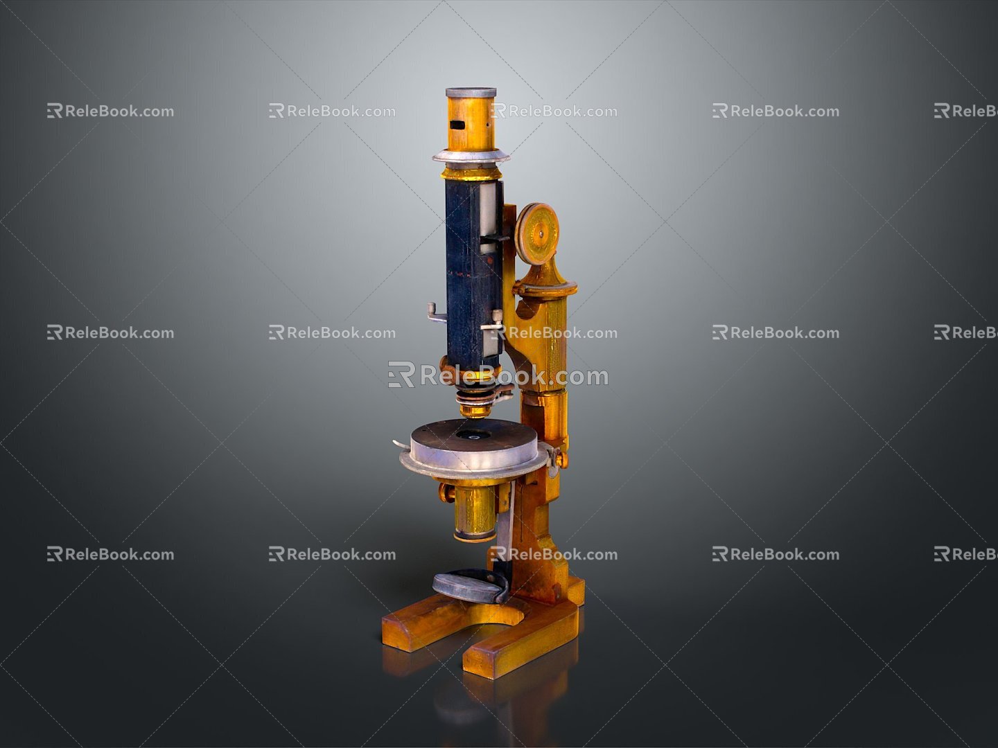 Microscope Magnifier Experimental Equipment Physical Equipment Chemical Observation Equipment Inspection Equipment Science Fiction Equipment 3d model