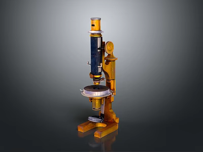 Vintage Manual Juicer With Yellow Metal Structure Circular Tray And Press Component For Extracting Juice 3d model