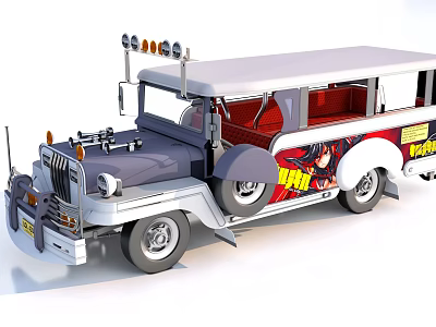 Sightseeing Car 3D Model 3d model Sightseeing Car 3D Model 3d model