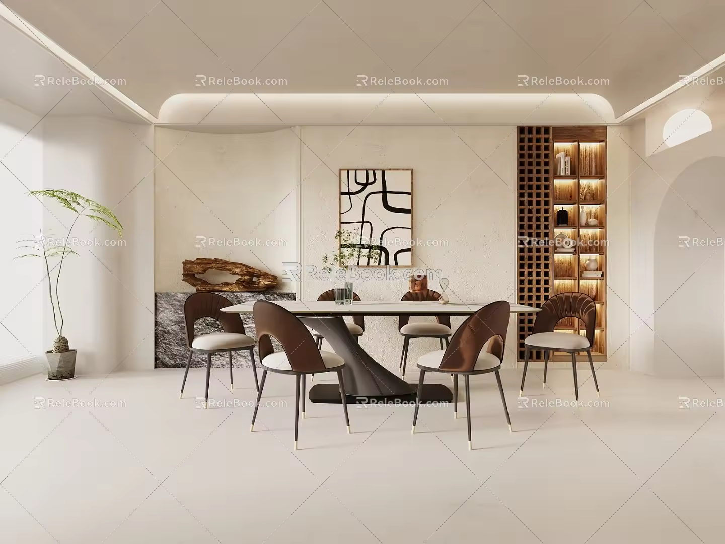 The Silent Restaurant 3d model