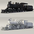 Vintage Black Steam Train With Classic Chimney Bell And Retro Wheels Design