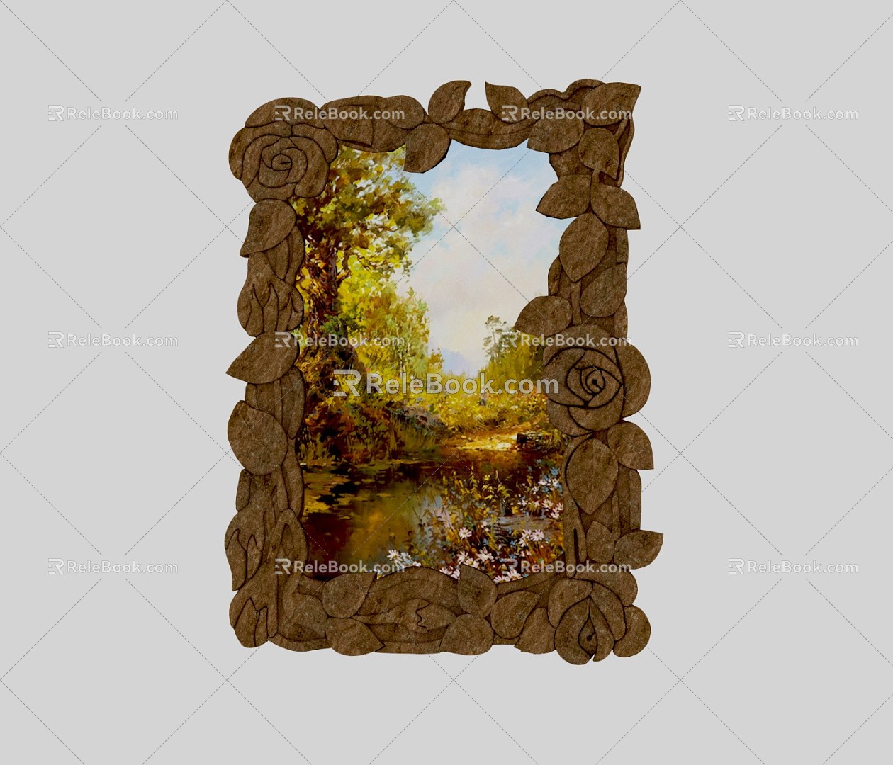 Modern Photo Frame 3d model