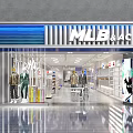 Modern Clothing Store With Window Display Fashion Mannequins And Bright Interior